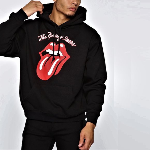 the Rolling Stones Other - The Rolling Stones Tongue Logo rock Official Pullover Hoodie 3XL XXXL NWT